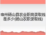 宿州砀山县农业职高录取线是多少(砀山农职录取线)