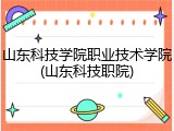 山东科技学院职业技术学院(山东科技职院)