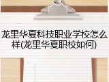 龙里华夏科技职业学校怎么样(龙里华夏职校如何)