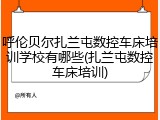 呼伦贝尔扎兰屯数控车床培训学校有哪些(扎兰屯数控车床培训)
