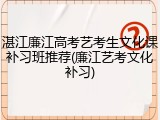 湛江廉江高考艺考生文化课补习班推荐(廉江艺考文化补习)