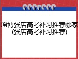淄博张店高考补习推荐哪家(张店高考补习推荐)