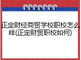 正定财经商贸学校职校怎么样(正定财贸职校如何)