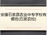 安康石泉县农业中专学校有哪些(石泉农校)