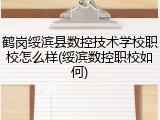 鹤岗绥滨县数控技术学校职校怎么样(绥滨数控职校如何)