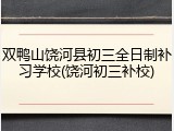 双鸭山饶河县初三全日制补习学校(饶河初三补校)