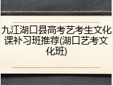 九江湖口县高考艺考生文化课补习班推荐(湖口艺考文化班)