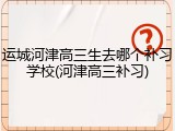 运城河津高三生去哪个补习学校(河津高三补习)