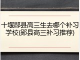 十堰郧县高三生去哪个补习学校(郧县高三补习推荐)
