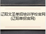辽阳文圣单招培训学校官网(辽阳单招官网)