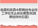 临夏和政县中职数控专业技工学校怎么样在哪里(和政数控技校位置)