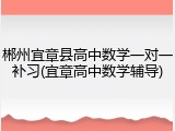 郴州宜章县高中数学一对一补习(宜章高中数学辅导)