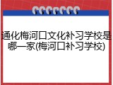通化梅河口文化补习学校是哪一家(梅河口补习学校)
