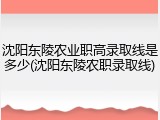 沈阳东陵农业职高录取线是多少(沈阳东陵农职录取线)