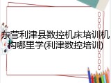 东营利津县数控机床培训机构哪里学(利津数控培训)