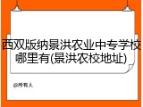 西双版纳景洪农业中专学校哪里有(景洪农校地址)