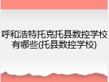 呼和浩特托克托县数控学校有哪些(托县数控学校)