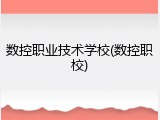数控职业技术学校(数控职校)