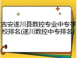 吉安遂川县数控专业中专学校排名(遂川数控中专排名)