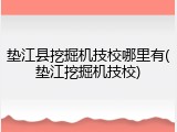 垫江县挖掘机技校哪里有(垫江挖掘机技校)