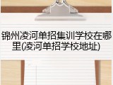 锦州凌河单招集训学校在哪里(凌河单招学校地址)