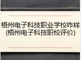 梧州电子科技职业学校咋样(梧州电子科技职校评价)