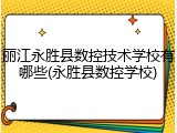 丽江永胜县数控技术学校有哪些(永胜县数控学校)