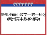 荆州沙高中数学一对一补习(荆州高中数学辅导)