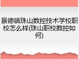 景德镇珠山数控技术学校职校怎么样(珠山职校数控如何)