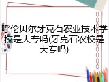 呼伦贝尔牙克石农业技术学校是大专吗(牙克石农校是大专吗)