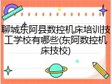 聊城东阿县数控机床培训技工学校有哪些(东阿数控机床技校)