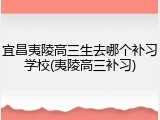 宜昌夷陵高三生去哪个补习学校(夷陵高三补习)