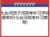 七台河茄子河高考补习学校哪家好(七台河高考补习推荐)