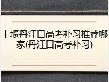 十堰丹江口高考补习推荐哪家(丹江口高考补习)