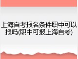上海自考报名条件职中可以报吗(职中可报上海自考)