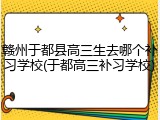 赣州于都县高三生去哪个补习学校(于都高三补习学校)