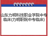 山东力明科技职业学院中专临床(力明职院中专临床)