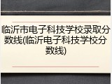 临沂市电子科技学校录取分数线(临沂电子科技学校分数线)