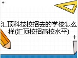 汇顶科技校招去的学校怎么样(汇顶校招高校水平)