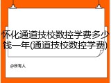 怀化通道技校数控学费多少钱一年(通道技校数控学费)
