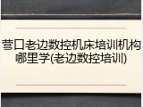 营口老边数控机床培训机构哪里学(老边数控培训)