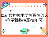 阜新数控技术学校职校怎么样(阜新数控职校如何)