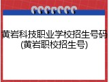 黄岩科技职业学校招生号码(黄岩职校招生号)
