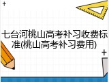 七台河桃山高考补习收费标准(桃山高考补习费用)
