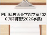 四川科技职业学院学费2026(川科职院2026学费)