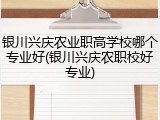 银川兴庆农业职高学校哪个专业好(银川兴庆农职校好专业)