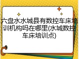六盘水水城县有数控车床培训机构吗在哪里(水城数控车床培训点)