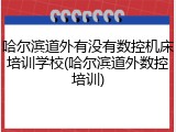 哈尔滨道外有没有数控机床培训学校(哈尔滨道外数控培训)