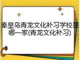 秦皇岛青龙文化补习学校是哪一家(青龙文化补习)