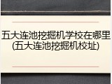 五大连池挖掘机学校在哪里(五大连池挖掘机校址)